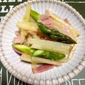 けんよこ's cooksnap of when they made アスパラとじゃがいものオイスター炒め.