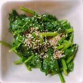 まみずな＊'s cooksnap of when they made ほうれん草のナムル.