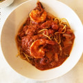 ちいぼうクック's cooksnap of when they made エビとしめじのトマトクリームパスタ.