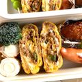 トムニ's cooksnap of when they made 簡単‼ピーマンと牛豚ミンチの玉子焼き.