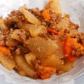 クックQDU3R7☆'s cooksnap of when they made 大根と挽肉のゴマ味噌バター炒め☆.