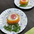 ☆あいちゃん's cooksnap of when they made ☆パプリカの器で目玉焼き☆.