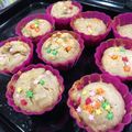 キュキュットさん's cooksnap of when they made 生クリームで作る♪ふわふわ全粒粉マフィン.