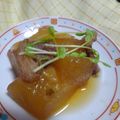 あふぉん's cooksnap of when they made 冬瓜と豚肉の煮物☆生姜風味.