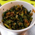 ナナッコ☆724's cooksnap of when they made 葉野菜のガーリック炒めふりかけ♪.