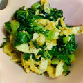 ルクエミ☆'s cooksnap of when they made 【和】大根の茎と油揚げのごま油炒め.
