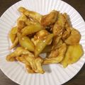 ☆まるゆこ☆'s cooksnap of when they made やわらか鶏むね肉とポテトのカレー醤油炒め.