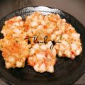 ♡мiчаⅵ♡⋆'s cooksnap of when they made 山芋のお好み焼き風☆天ぷら.
