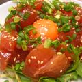 ことりんころ's cooksnap of when they made 焼肉のたれで簡単☆まぐろのユッケ.
