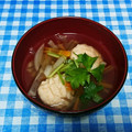 ととろ＆めい's cooksnap of when they made つみれのおすまし♪.