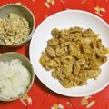 mmameco's cooksnap of when they made お弁当に★豚コマのカレーソース炒め.