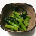 りりのんたん's cooksnap of when they made レンジで簡単！小松菜のナムル.