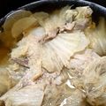 superbeni's cooksnap of when they made 白菜豚肉ミルフィーユ鍋.