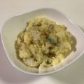 papikun's cooksnap of when they made ちくわでからしマヨポテトサラダ.