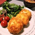 あゆまんま♪'s cooksnap of when they made ポテトサラダとはんぺんで美味フライ♡.