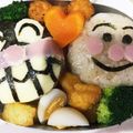 ほかはhyako's cooksnap of when they made アンパンマンとバイキンマン弁当.