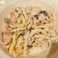 クックPDYJYM☆'s cooksnap of when they made 秋鮭のクリームパスタ.