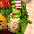 ricosweets's cooksnap of when they made お弁当に♪＊くる②ちくわと枝豆のピック＊.