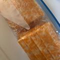 kinako10's cooksnap of when they made チーズの塊をスライスチーズに→冷凍保存☆.
