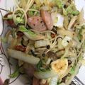 ゆうこりんp's cooksnap of when they made 白菜とベーコンの時短簡単美味スパゲティー.