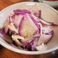 低カロ探検隊's cooksnap of when they made 紫大根とサラチキの利休和え.