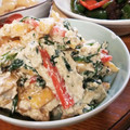 低カロ探検隊's cooksnap of when they made 春菊と人参の白和え.