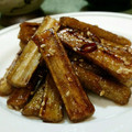 yukitarooo's cooksnap of when they made 蒸し焼きdeゴボウの甘酢炒め＊.