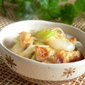 おしす's cooksnap of when they made 京揚げ・長ねぎのオイスターナンプラー炒め.