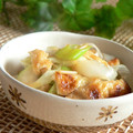おしす's cooksnap of when they made 京揚げ・長ねぎのオイスターナンプラー炒め.