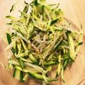 てちみかん's cooksnap of when they made 簡単副菜♪もやしときゅうりのお浸し.