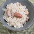 心葉ママ's cooksnap of when they made ほんのりピンク色♡ほくほく落花生ご飯♪.