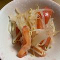 り課長's cooksnap of when they made トマトともやしのナムル.