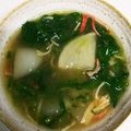 aokojiro's cooksnap of when they made 【農家のレシピ】コカブのみぞれスープ.