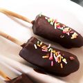 ぷにぷに～mama's cooksnap of when they made チョコバナナ.