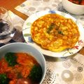 ぷーさんぱわー's cooksnap of when they made Wチーズのスパニッシュオムレツ.