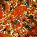 クック8YQSKM☆'s cooksnap of when they made 薄切り牛肉と野菜のトマト煮込み.
