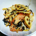ひなたのねこやなぎ's cooksnap of when they made ひじきと蓮根の炒め煮.