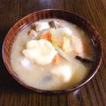928るびすけ☆☆'s cooksnap of when they made わが家の だんご汁・豚汁でも.