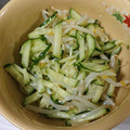 nanaきち's cooksnap of when they made もやしときゅうりのさっぱりナムル♪.