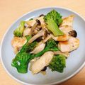 クック5ZW678☆'s cooksnap of when they made 柔らか鶏胸肉とブロッコリーの中華風炒め♪.