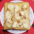 こげ岡's cooksnap of when they made チーズ竹輪トースト.