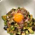 きょろなんど's cooksnap of when they made 夏野菜消化！ナスとアボカドのピリ辛ユッケ.