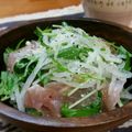 yukitarooo's cooksnap of when they made 大根・水菜・生ハムのサラダ.