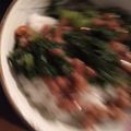 ﾌﾞﾚﾝﾀﾞ's cooksnap of when they made 大根の葉の油炒めと納豆のご飯.
