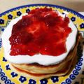 けんけん1016's cooksnap of when they made ふっくら豆腐、ヨーグルト入のホットケーキ.