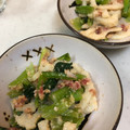 なーなちゃん's cooksnap of when they made 蓮根と小松菜の梅肉白みそゴマ和え.
