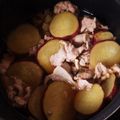 Hanachan13's cooksnap of when they made サツマイモと豚肉の照り煮.