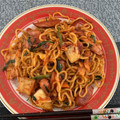 しょこりきさー's cooksnap of when they made キムチとエビの韓国風焼きそば.
