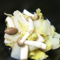 クックK3ARV1☆'s cooksnap of when they made 白菜とツナ・しめじの酢の物♪.