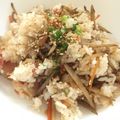 りーこP's cooksnap of when they made 残り物きんぴらごぼうで炒飯☆.